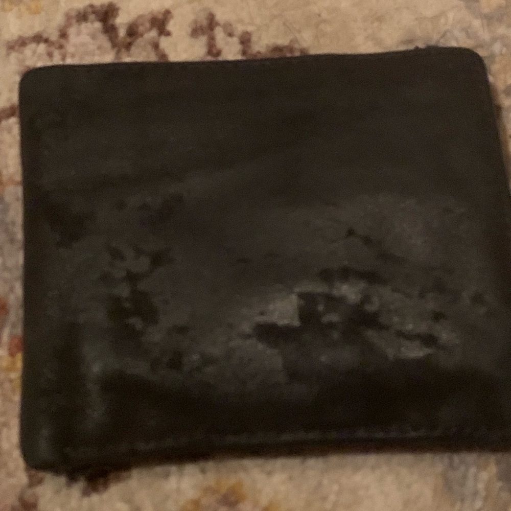 Allsaints men’s leather wallet